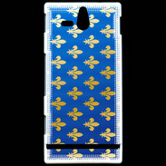 Coque Sony Xperia U Fleurs de Lys