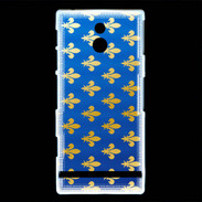 Coque Sony Xperia P Fleurs de Lys