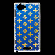 Coque Sony Xperia L Fleurs de Lys