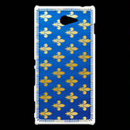 Coque Sony Xperia M2 Fleurs de Lys