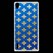 Coque Huawei Ascend P7 Fleurs de Lys