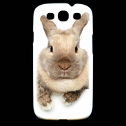 Coque Samsung Galaxy S3 Portrait de lapin