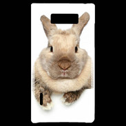 Coque LG Optimus L7 Portrait de lapin