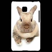 Coque LG Optimus L3 II Portrait de lapin