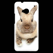 Coque HTC One Portrait de lapin