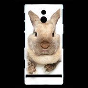 Coque Sony Xperia P Portrait de lapin