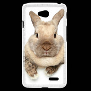 Coque LG L70 Portrait de lapin