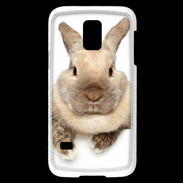 Coque Samsung Galaxy S5 Mini Portrait de lapin