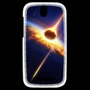 Coque HTC One SV Explosion d'une météorite