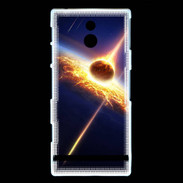 Coque Sony Xperia P Explosion d'une météorite