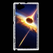 Coque Sony Xperia L Explosion d'une météorite