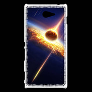 Coque Sony Xperia M2 Explosion d'une météorite