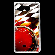 Coque LG F5 Drapeau à damier de course