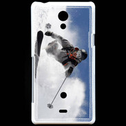 Coque Sony Xperia T Skieur en montagne