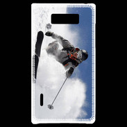 Coque LG Optimus L7 Skieur en montagne