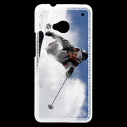 Coque HTC One Skieur en montagne