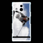 Coque Sony Xperia P Skieur en montagne