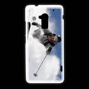 Coque HTC One Max Skieur en montagne