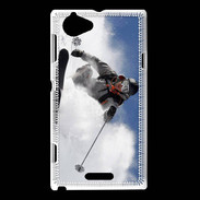 Coque Sony Xperia L Skieur en montagne