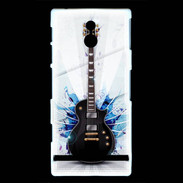 Coque Sony Xperia P Illustration de guitare électrique