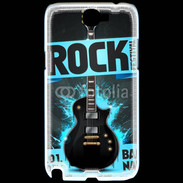 Coque Samsung Galaxy Note 2 Festival de rock bleu