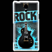 Coque Sony Xperia T Festival de rock bleu