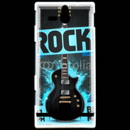 Coque Sony Xperia U Festival de rock bleu