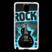Coque Samsung Galaxy Note 3 Festival de rock bleu