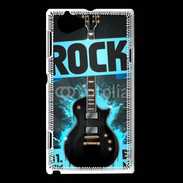 Coque Sony Xperia L Festival de rock bleu