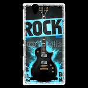 Coque Sony Xperia T2 Ultra Festival de rock bleu