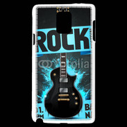 Coque Samsung Galaxy Note 4 Festival de rock bleu