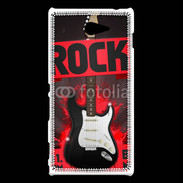 Coque Sony Xperia M2 Festival de rock rouge