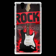 Coque Sony Xperia T2 Ultra Festival de rock rouge