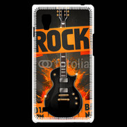 Coque LG Optimus L9 Festival de rock orange