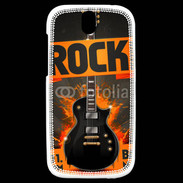 Coque HTC One SV Festival de rock orange