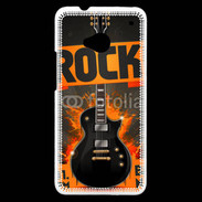 Coque HTC One Festival de rock orange