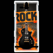 Coque Sony Xperia U Festival de rock orange