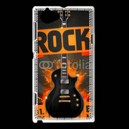 Coque Sony Xperia L Festival de rock orange