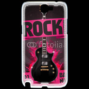 Coque Samsung Galaxy Note 2 Festival de rock rose