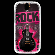 Coque HTC One SV Festival de rock rose