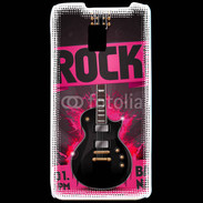 Coque LG P990 Festival de rock rose