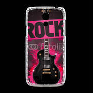 Coque Samsung Galaxy S4mini Festival de rock rose