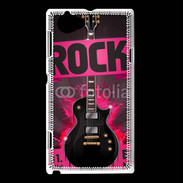 Coque Sony Xperia L Festival de rock rose