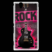 Coque Sony Xperia T2 Ultra Festival de rock rose