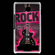 Coque Sony Xperia E1 Festival de rock rose