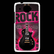 Coque HTC Desire 601 Festival de rock rose