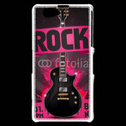 Coque Sony Xperia Z1 Compact Festival de rock rose