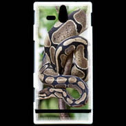 Coque Sony Xperia U Serpent Python Royal