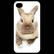 Coque iPhone 4 / iPhone 4S Portrait de lapin