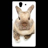 Coque Sony Xperia Z Portrait de lapin